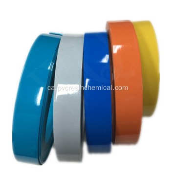 Cinta de banda de color platejat de PVC